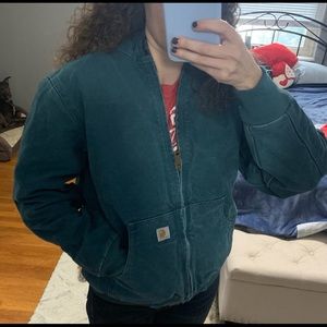 EUC Teal Carhartt Jacket
